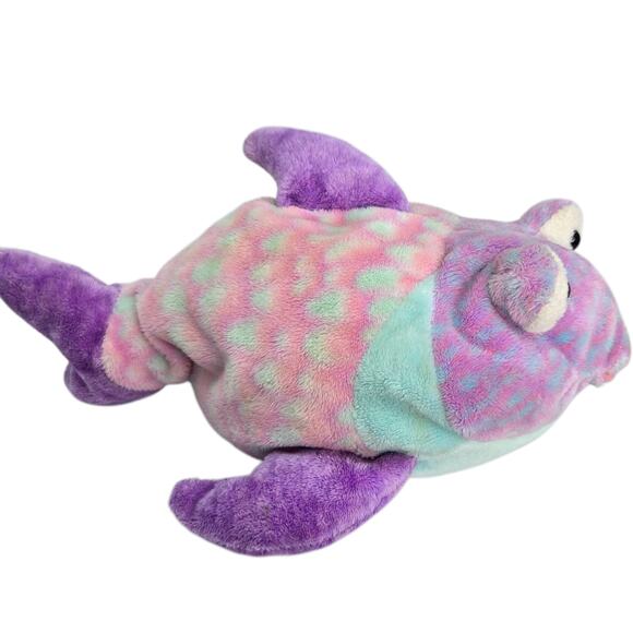 Ty Googly Tropical Fish‎ Pluffies Machine Washable Stuffed Animal Plush Toy 9" - Picture 4 of 6
